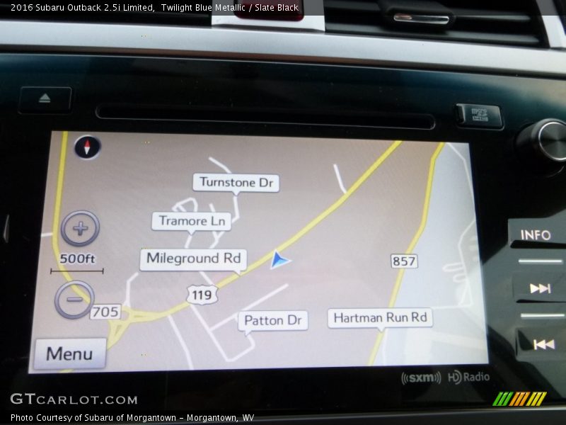 Twilight Blue Metallic / Slate Black 2016 Subaru Outback 2.5i Limited
