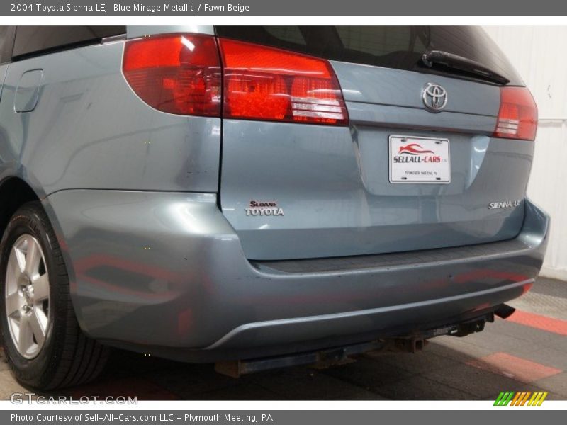 Blue Mirage Metallic / Fawn Beige 2004 Toyota Sienna LE