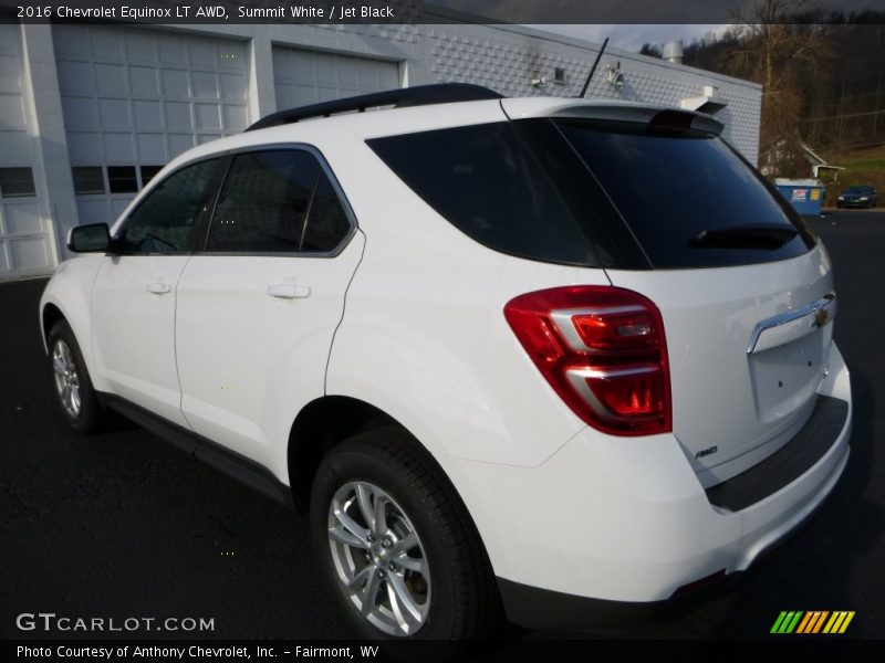 Summit White / Jet Black 2016 Chevrolet Equinox LT AWD