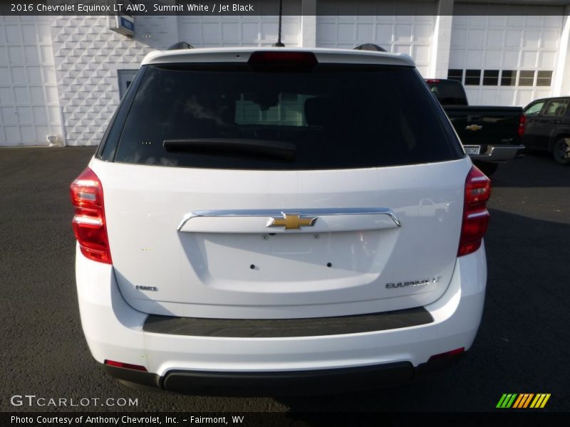 Summit White / Jet Black 2016 Chevrolet Equinox LT AWD