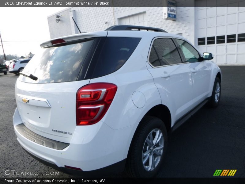 Summit White / Jet Black 2016 Chevrolet Equinox LT AWD
