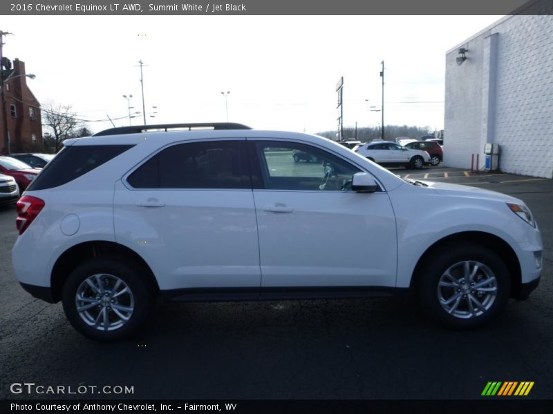 Summit White / Jet Black 2016 Chevrolet Equinox LT AWD