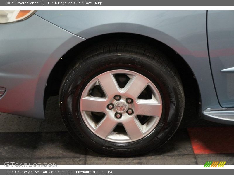 Blue Mirage Metallic / Fawn Beige 2004 Toyota Sienna LE