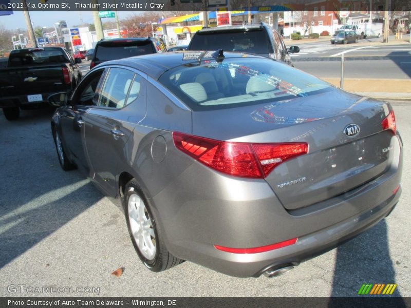 Titanium Silver Metallic / Gray 2013 Kia Optima EX