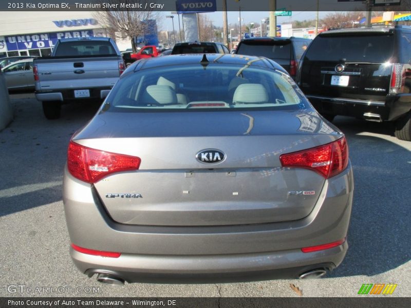 Titanium Silver Metallic / Gray 2013 Kia Optima EX