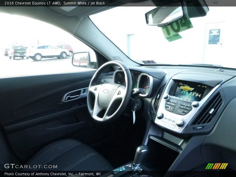 Summit White / Jet Black 2016 Chevrolet Equinox LT AWD