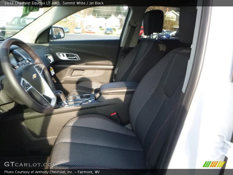 Summit White / Jet Black 2016 Chevrolet Equinox LT AWD