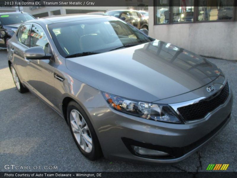 Titanium Silver Metallic / Gray 2013 Kia Optima EX