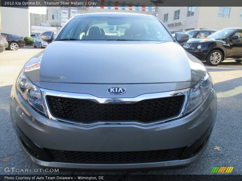 Titanium Silver Metallic / Gray 2013 Kia Optima EX