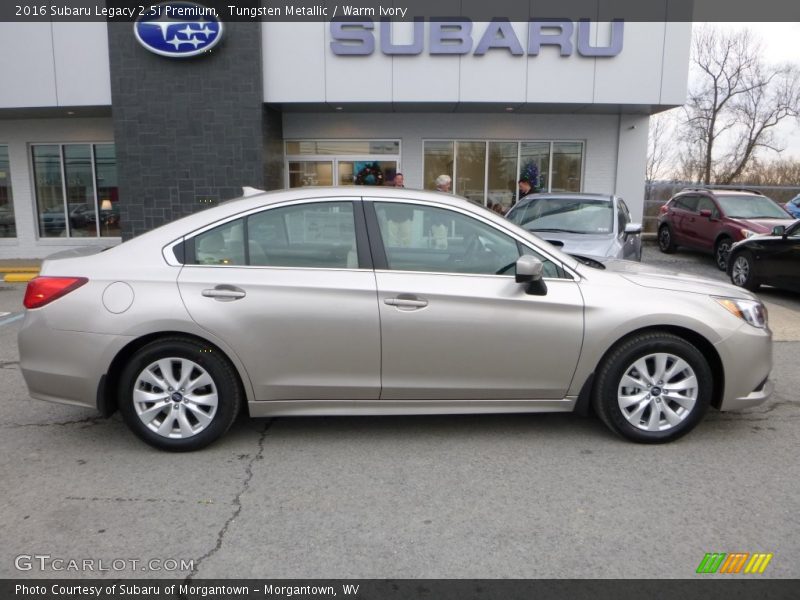 Tungsten Metallic / Warm Ivory 2016 Subaru Legacy 2.5i Premium