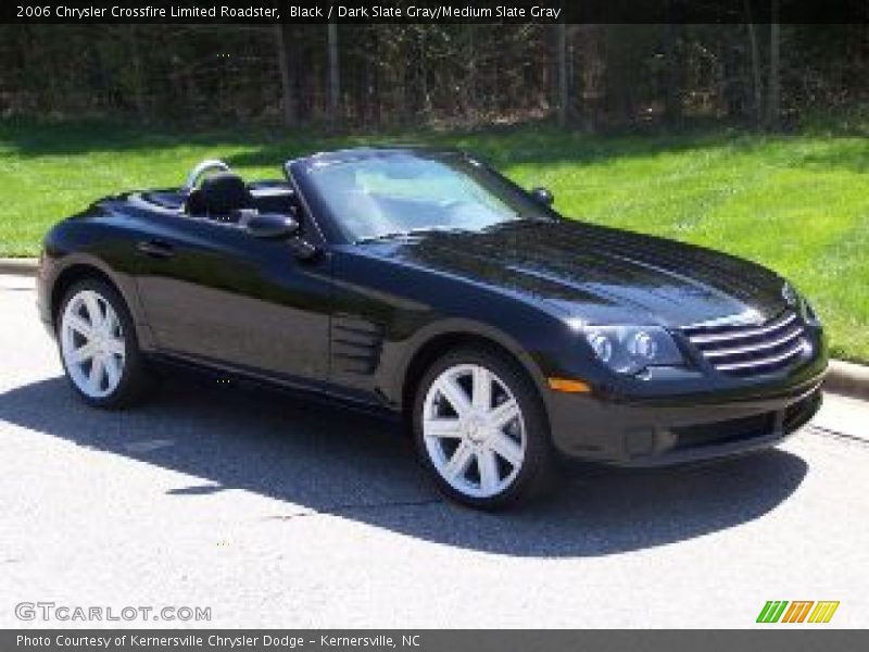 Black / Dark Slate Gray/Medium Slate Gray 2006 Chrysler Crossfire Limited Roadster