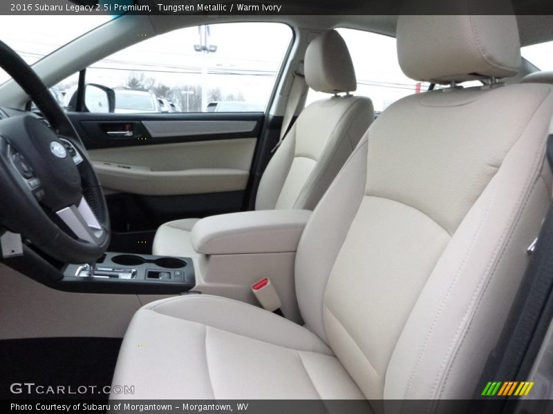 Tungsten Metallic / Warm Ivory 2016 Subaru Legacy 2.5i Premium
