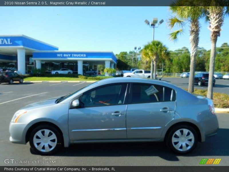Magnetic Gray Metallic / Charcoal 2010 Nissan Sentra 2.0 S
