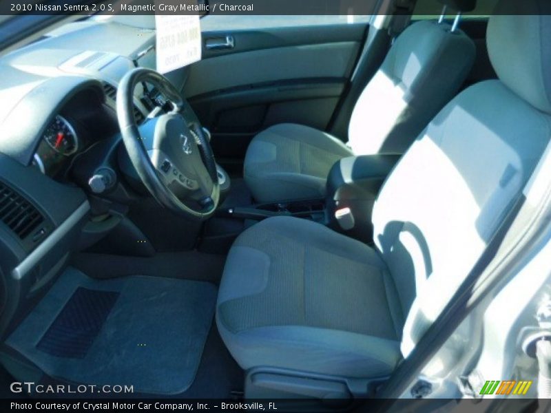 Magnetic Gray Metallic / Charcoal 2010 Nissan Sentra 2.0 S