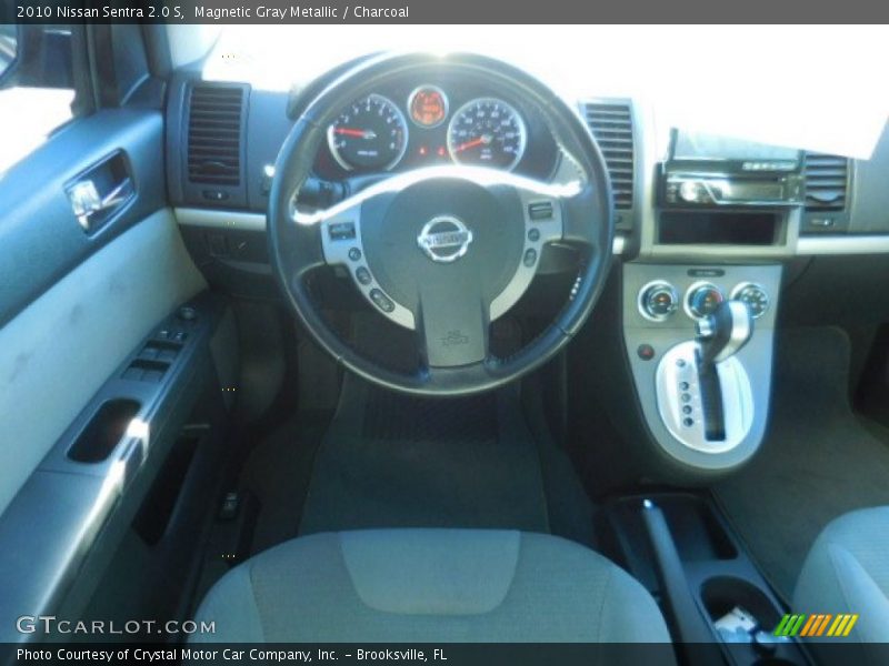 Magnetic Gray Metallic / Charcoal 2010 Nissan Sentra 2.0 S