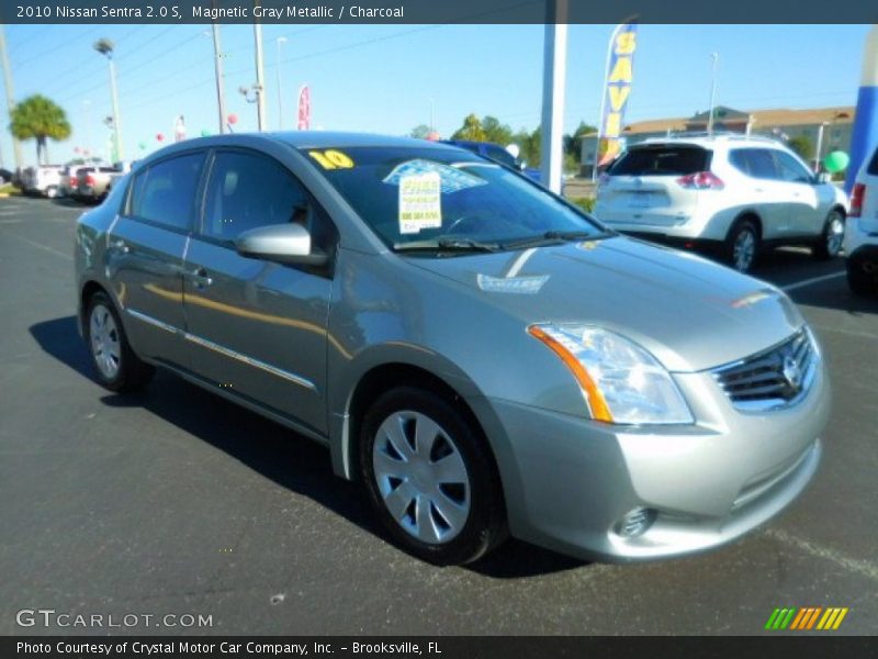 Magnetic Gray Metallic / Charcoal 2010 Nissan Sentra 2.0 S