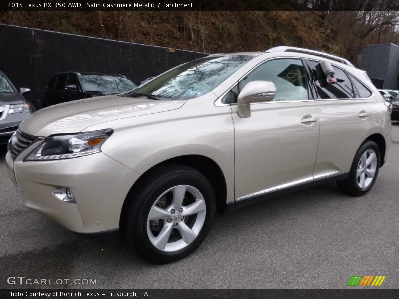 Satin Cashmere Metallic / Parchment 2015 Lexus RX 350 AWD