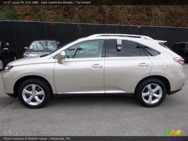 Satin Cashmere Metallic / Parchment 2015 Lexus RX 350 AWD