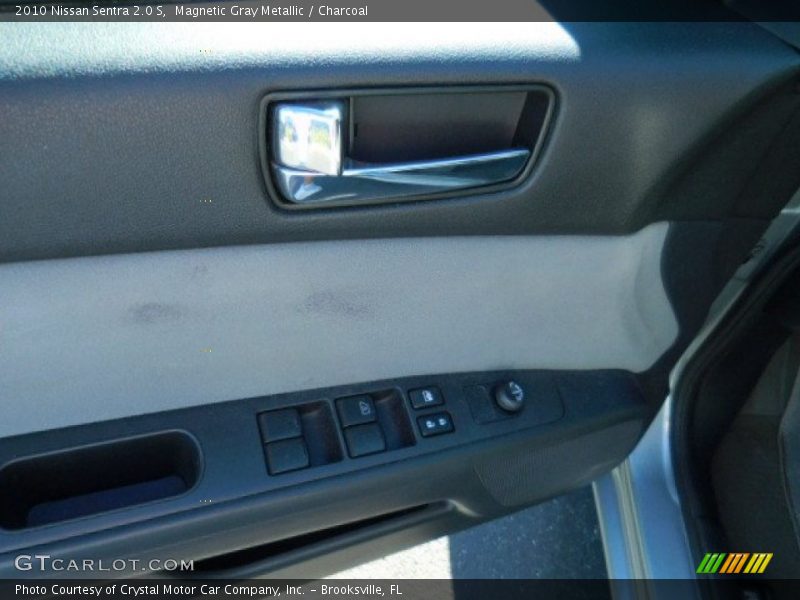 Magnetic Gray Metallic / Charcoal 2010 Nissan Sentra 2.0 S