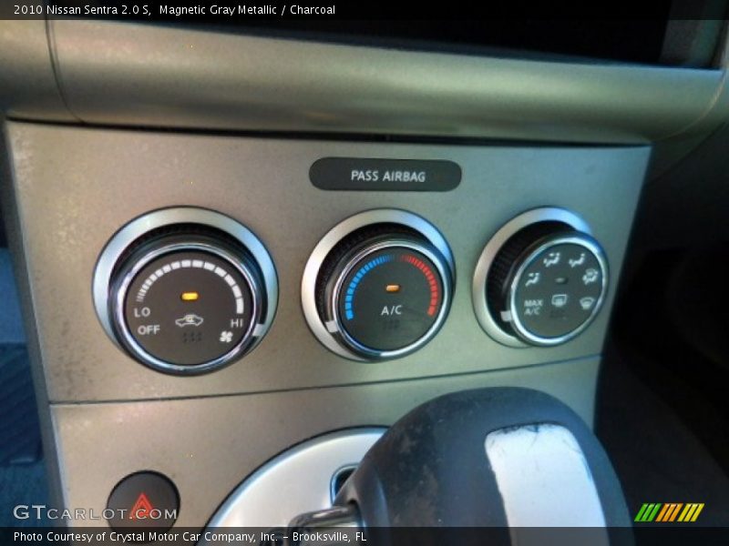 Magnetic Gray Metallic / Charcoal 2010 Nissan Sentra 2.0 S