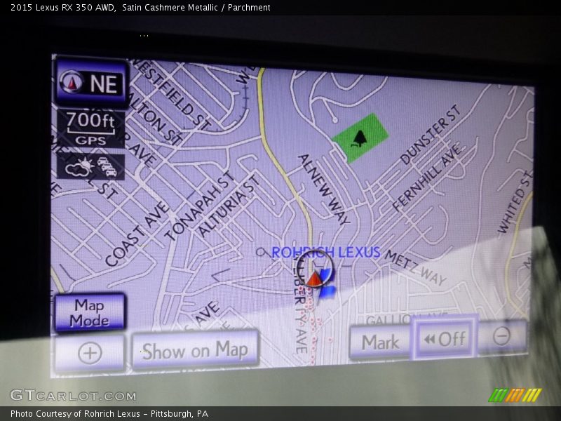 Satin Cashmere Metallic / Parchment 2015 Lexus RX 350 AWD