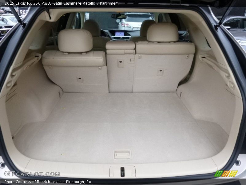  2015 RX 350 AWD Trunk