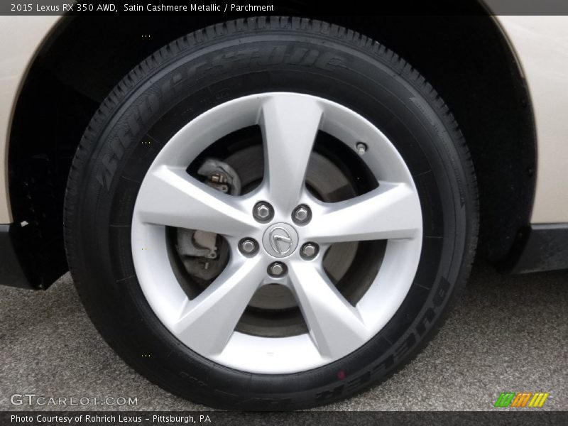  2015 RX 350 AWD Wheel