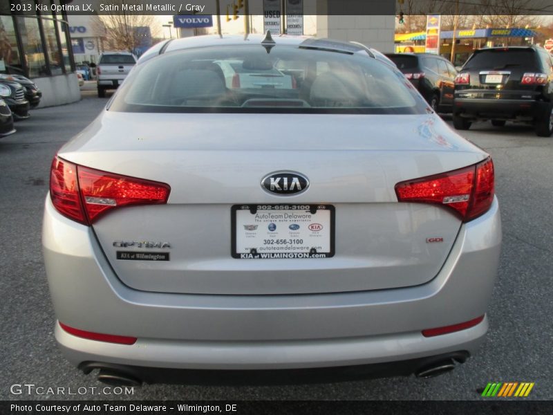 Satin Metal Metallic / Gray 2013 Kia Optima LX