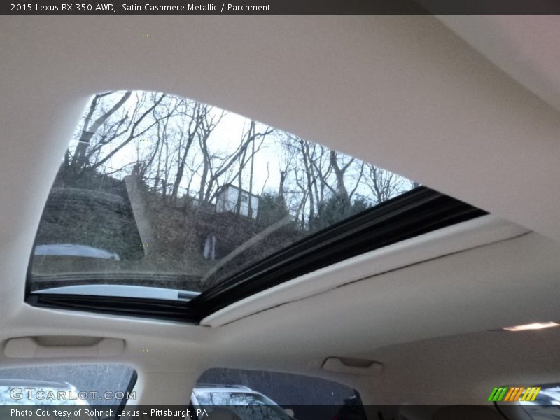 Satin Cashmere Metallic / Parchment 2015 Lexus RX 350 AWD