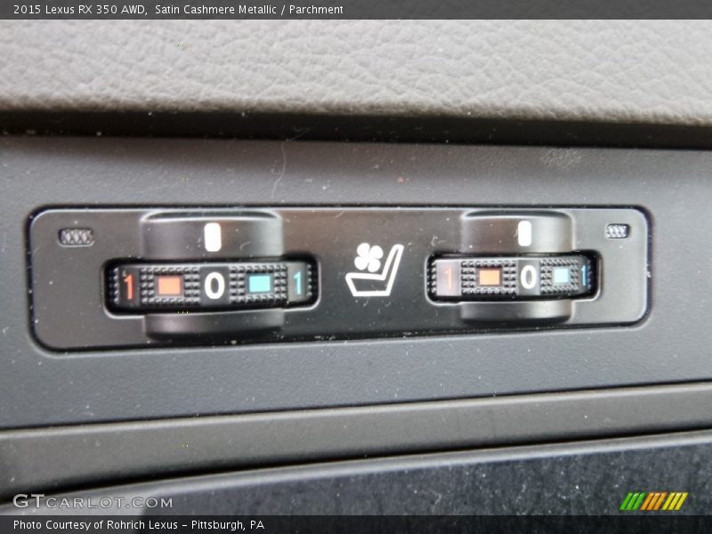 Controls of 2015 RX 350 AWD