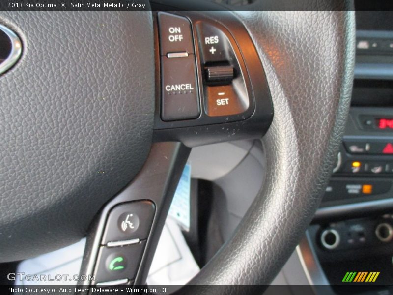 Satin Metal Metallic / Gray 2013 Kia Optima LX