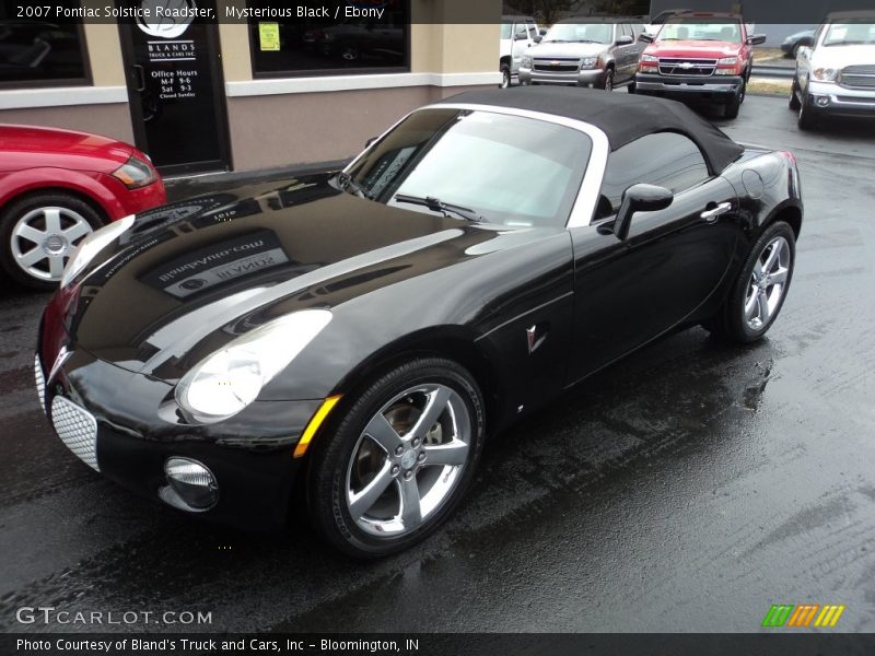 Mysterious Black / Ebony 2007 Pontiac Solstice Roadster