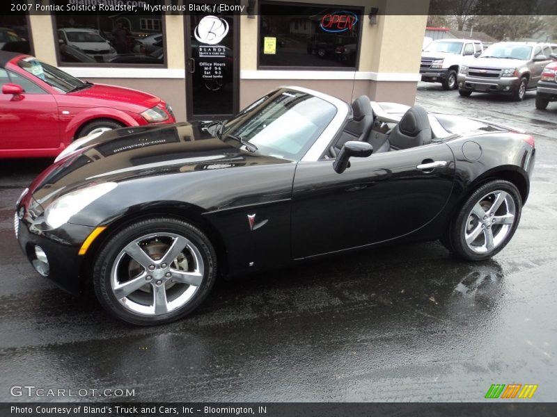 Mysterious Black / Ebony 2007 Pontiac Solstice Roadster