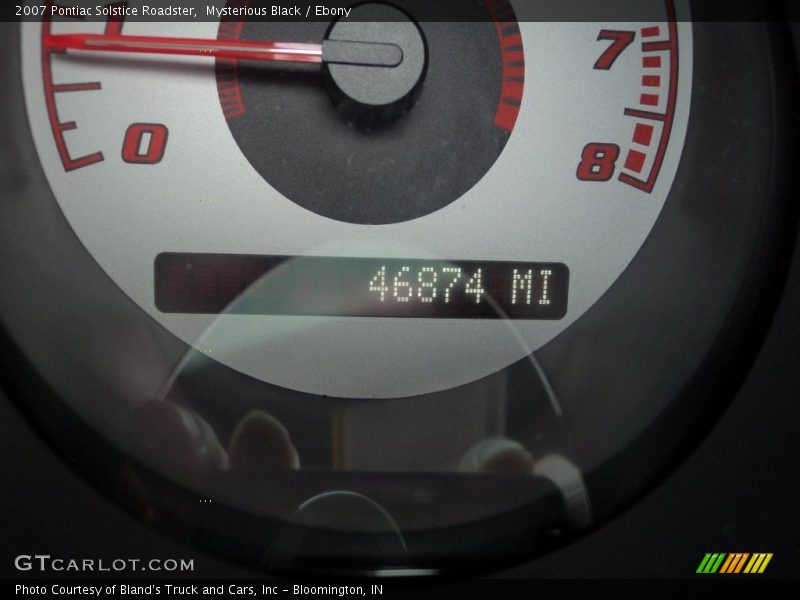 Mysterious Black / Ebony 2007 Pontiac Solstice Roadster