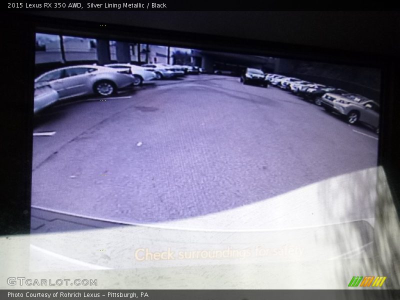 Silver Lining Metallic / Black 2015 Lexus RX 350 AWD