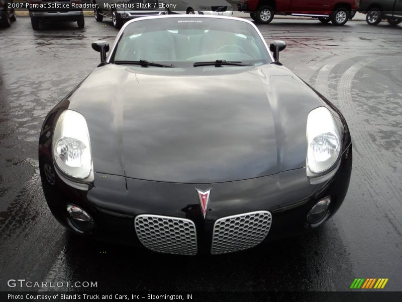Mysterious Black / Ebony 2007 Pontiac Solstice Roadster