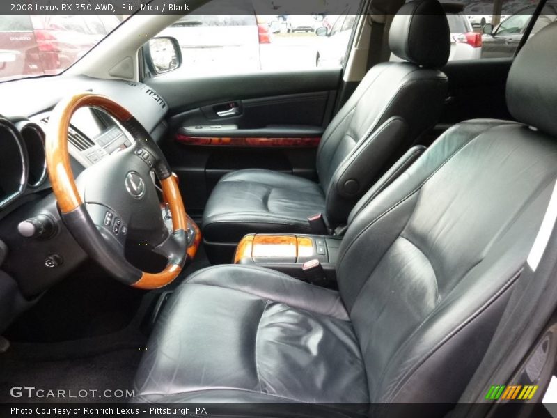Flint Mica / Black 2008 Lexus RX 350 AWD