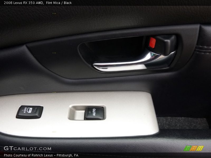 Flint Mica / Black 2008 Lexus RX 350 AWD