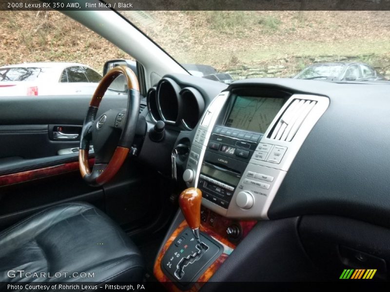 Flint Mica / Black 2008 Lexus RX 350 AWD