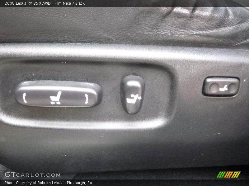 Flint Mica / Black 2008 Lexus RX 350 AWD