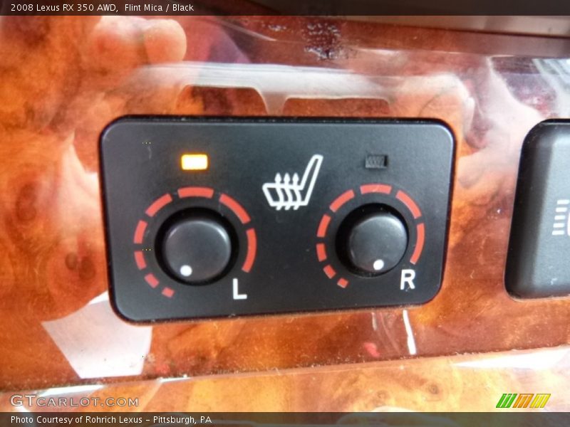 Flint Mica / Black 2008 Lexus RX 350 AWD