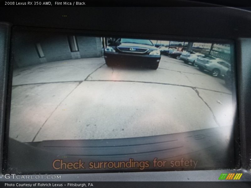 Flint Mica / Black 2008 Lexus RX 350 AWD