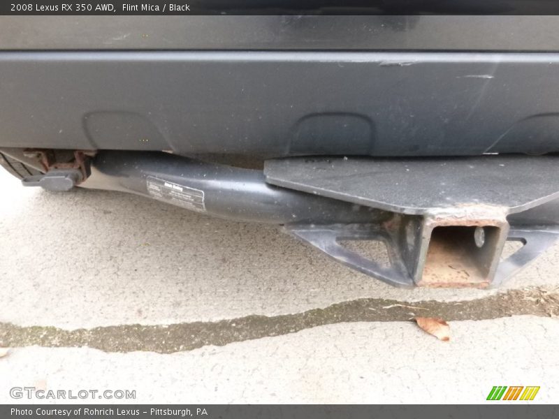 Flint Mica / Black 2008 Lexus RX 350 AWD