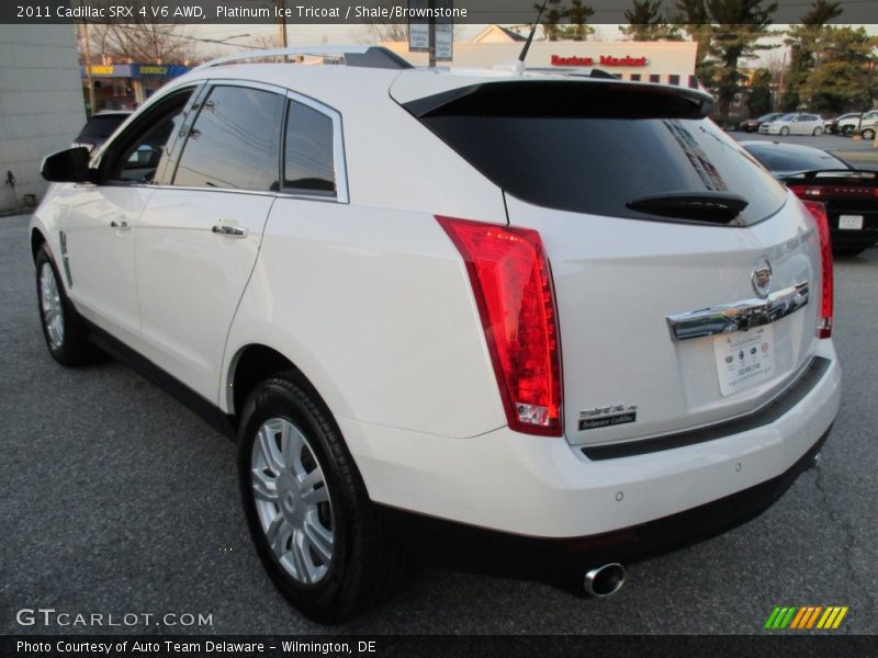 Platinum Ice Tricoat / Shale/Brownstone 2011 Cadillac SRX 4 V6 AWD