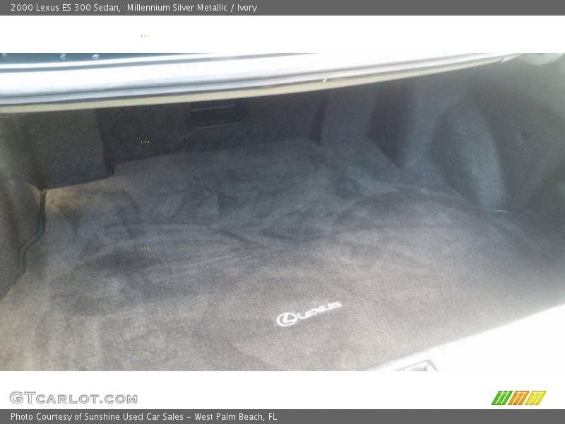 Millennium Silver Metallic / Ivory 2000 Lexus ES 300 Sedan