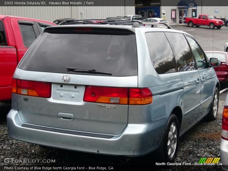 Havasu Blue Metallic / Fern 2003 Honda Odyssey EX