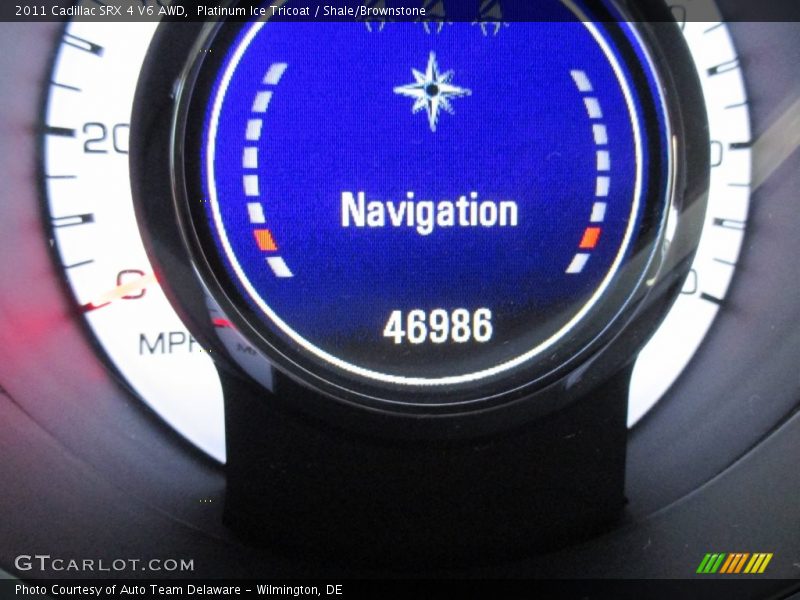 Platinum Ice Tricoat / Shale/Brownstone 2011 Cadillac SRX 4 V6 AWD