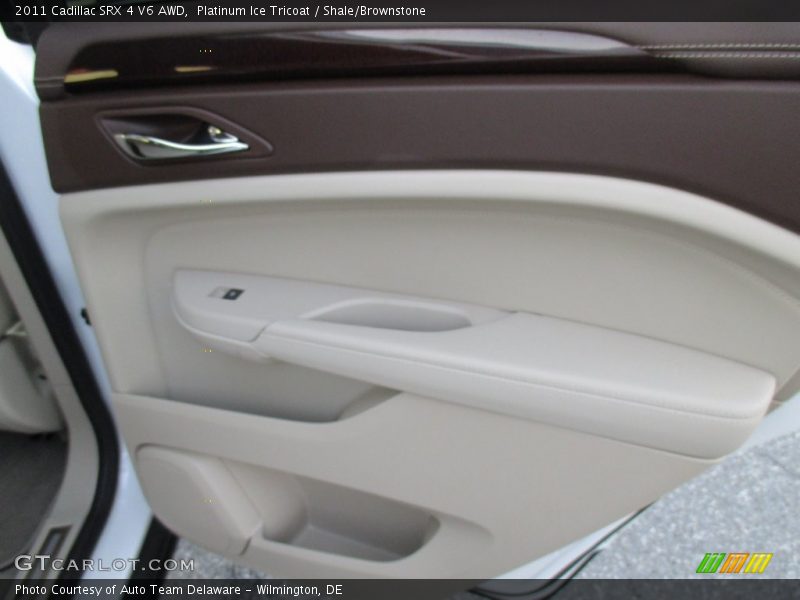 Platinum Ice Tricoat / Shale/Brownstone 2011 Cadillac SRX 4 V6 AWD