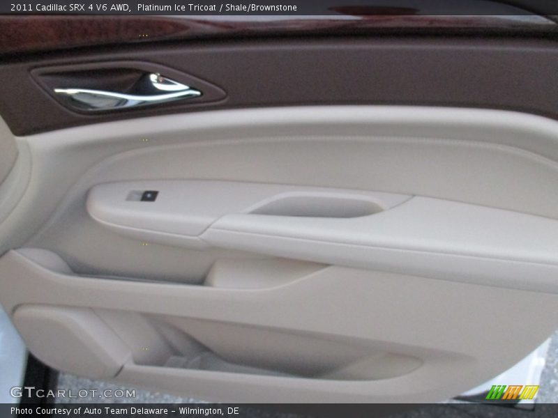 Platinum Ice Tricoat / Shale/Brownstone 2011 Cadillac SRX 4 V6 AWD