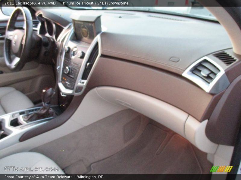 Platinum Ice Tricoat / Shale/Brownstone 2011 Cadillac SRX 4 V6 AWD